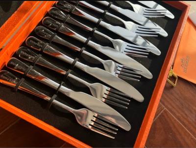 wholesale quality hermes cutlery set for 6 persons